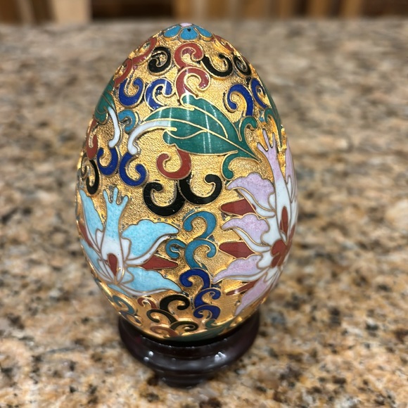 Cloisonné Egg - New - Picture 3 of 3